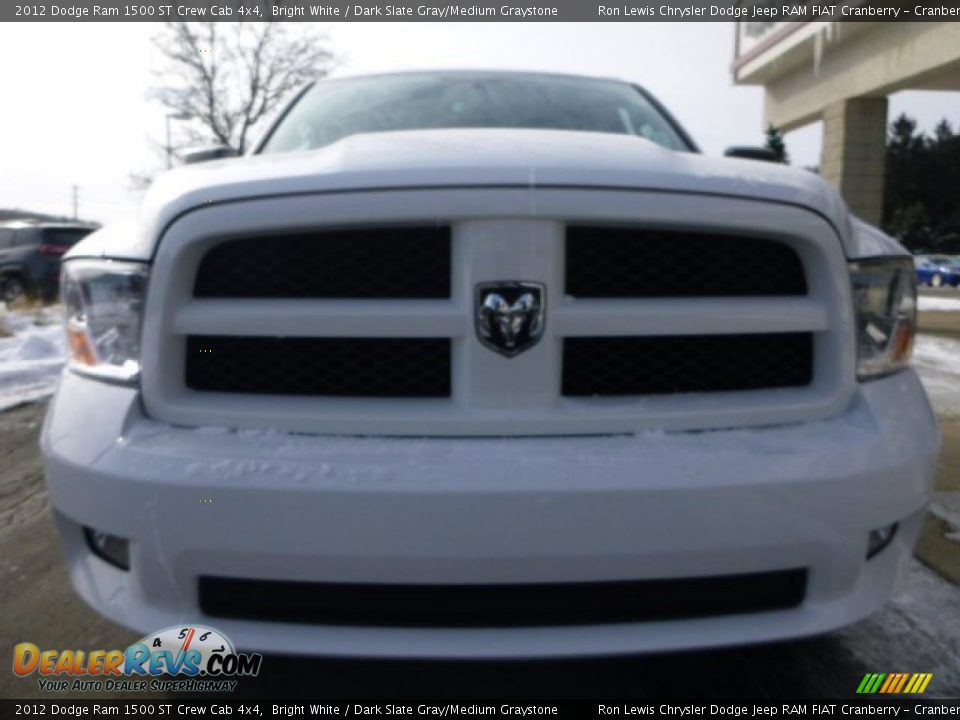2012 Dodge Ram 1500 ST Crew Cab 4x4 Bright White / Dark Slate Gray/Medium Graystone Photo #3