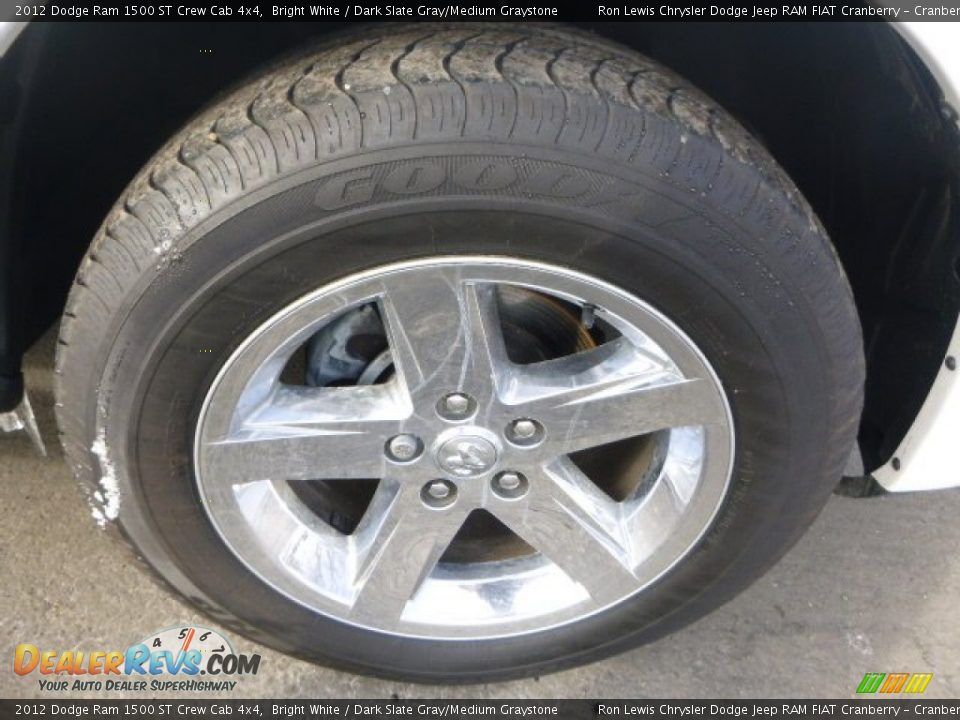 2012 Dodge Ram 1500 ST Crew Cab 4x4 Bright White / Dark Slate Gray/Medium Graystone Photo #13