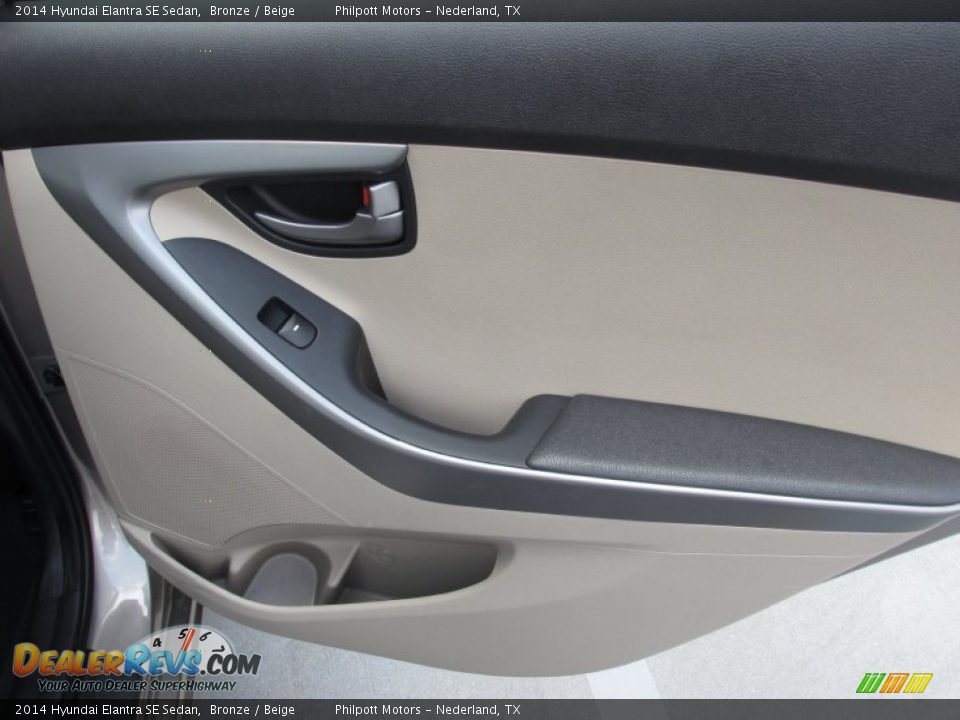 2014 Hyundai Elantra SE Sedan Bronze / Beige Photo #25