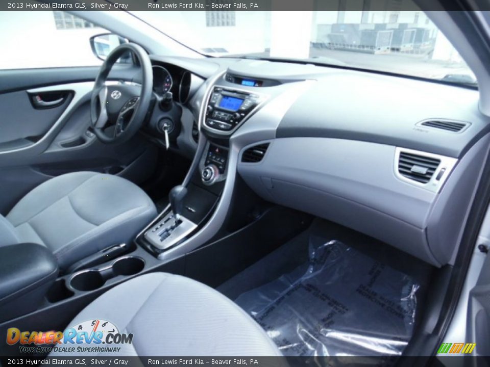 2013 Hyundai Elantra GLS Silver / Gray Photo #2