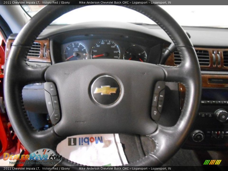 2011 Chevrolet Impala LT Victory Red / Ebony Photo #11