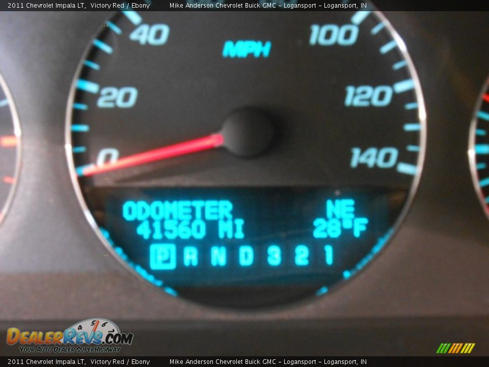 2011 Chevrolet Impala LT Victory Red / Ebony Photo #12