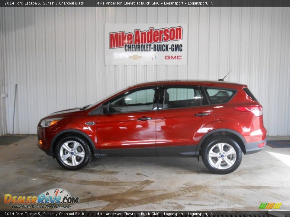 2014 Ford Escape S Sunset / Charcoal Black Photo #1