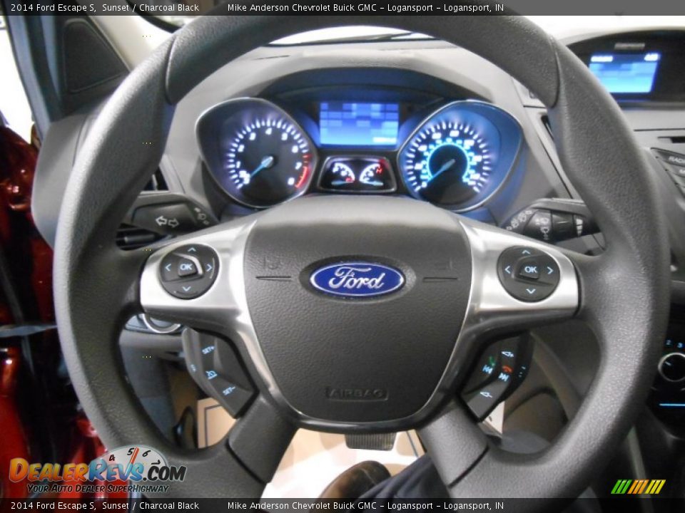 2014 Ford Escape S Sunset / Charcoal Black Photo #11