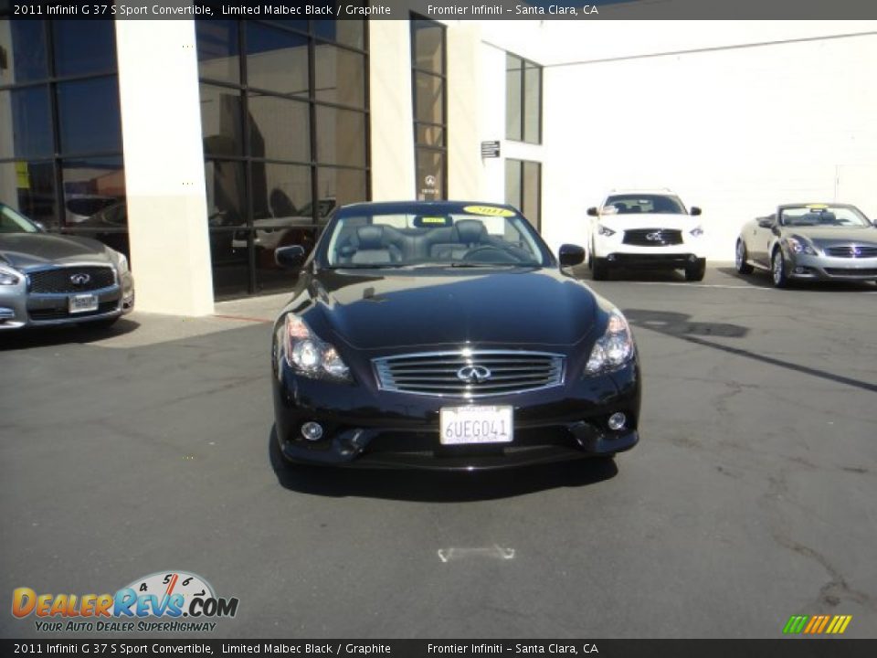 2011 Infiniti G 37 S Sport Convertible Limited Malbec Black / Graphite Photo #2