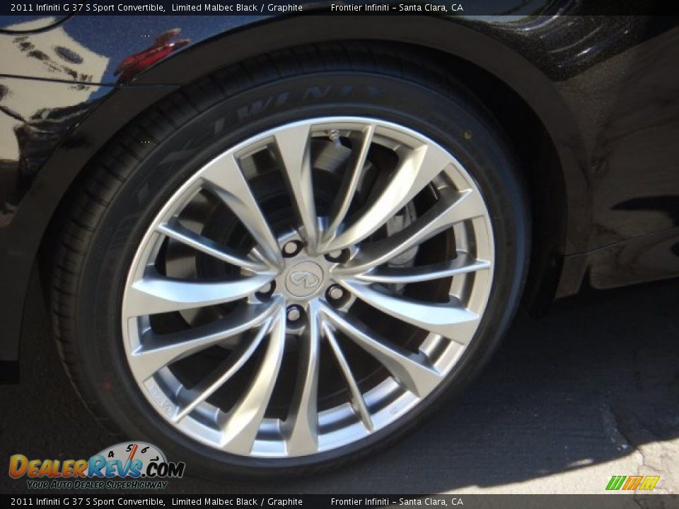 2011 Infiniti G 37 S Sport Convertible Limited Malbec Black / Graphite Photo #6