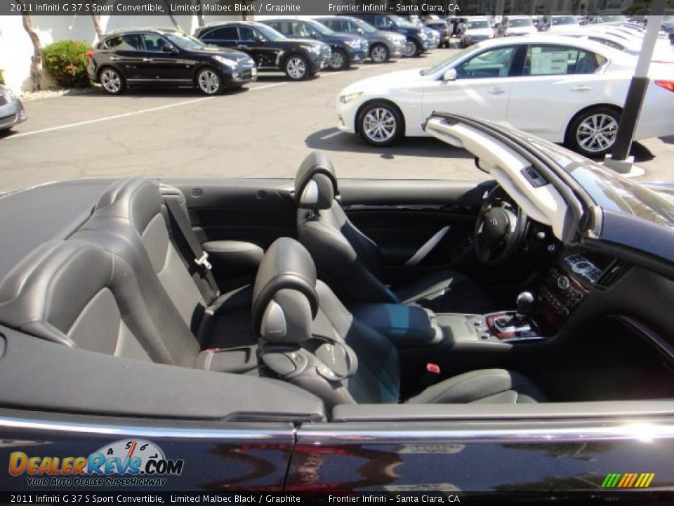 2011 Infiniti G 37 S Sport Convertible Limited Malbec Black / Graphite Photo #7