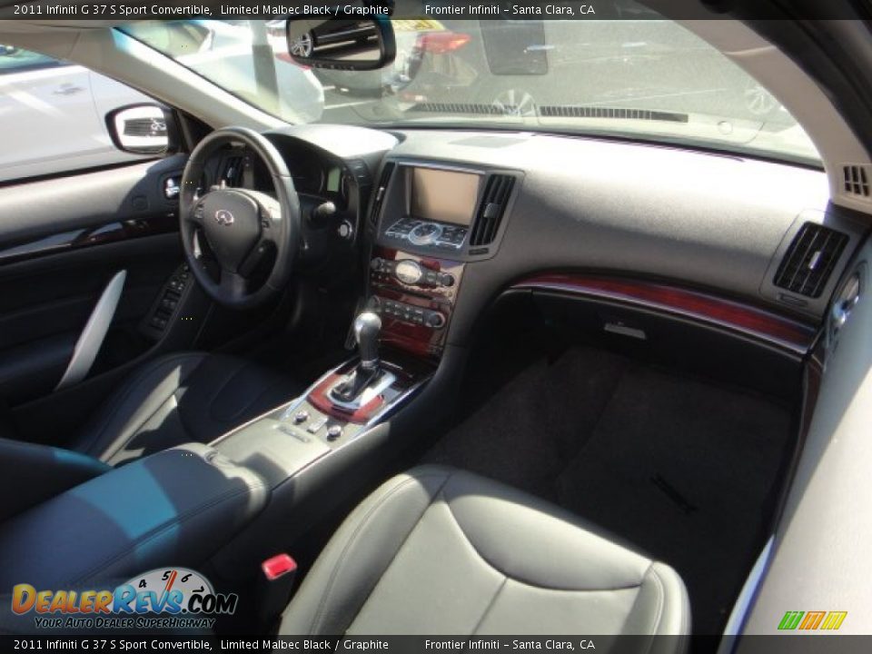 2011 Infiniti G 37 S Sport Convertible Limited Malbec Black / Graphite Photo #8