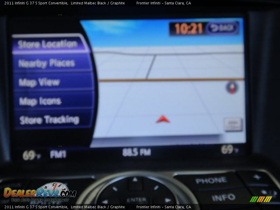 2011 Infiniti G 37 S Sport Convertible Limited Malbec Black / Graphite Photo #13