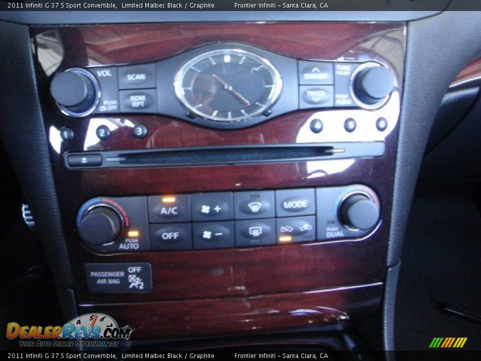 2011 Infiniti G 37 S Sport Convertible Limited Malbec Black / Graphite Photo #15