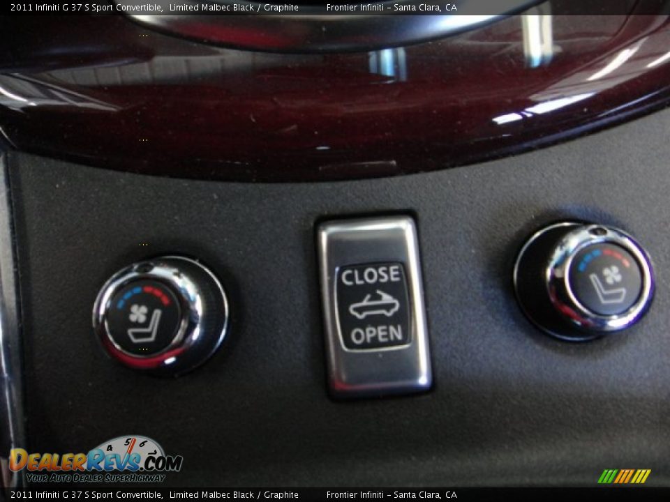 2011 Infiniti G 37 S Sport Convertible Limited Malbec Black / Graphite Photo #18