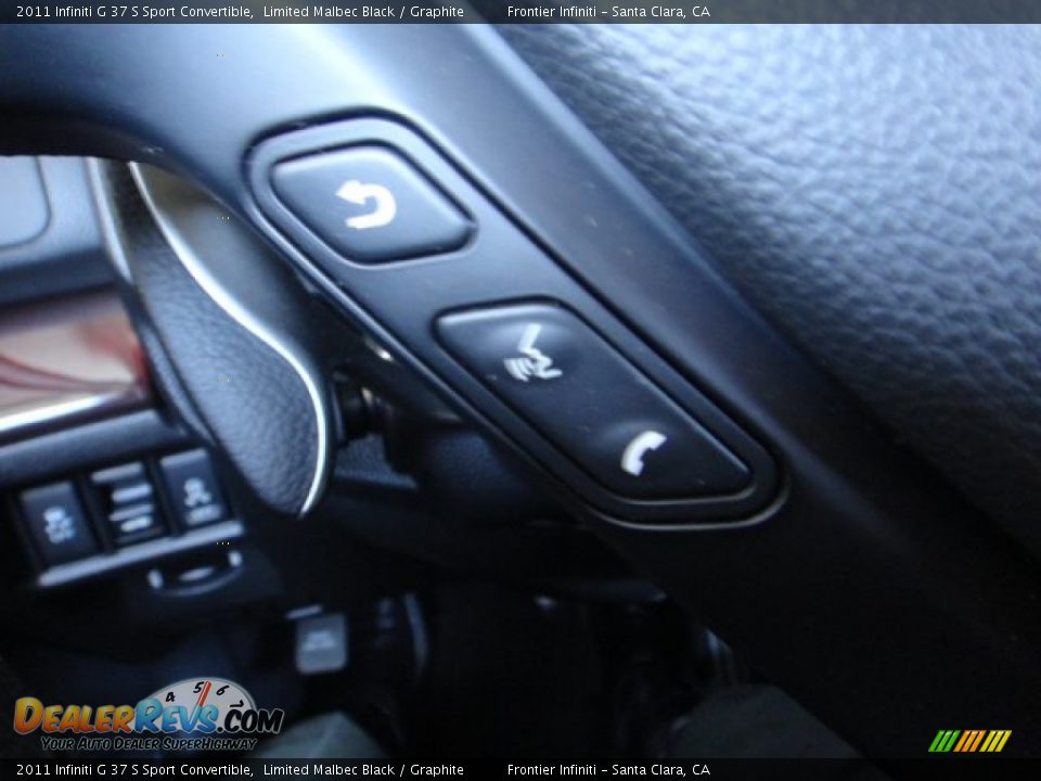 2011 Infiniti G 37 S Sport Convertible Limited Malbec Black / Graphite Photo #19