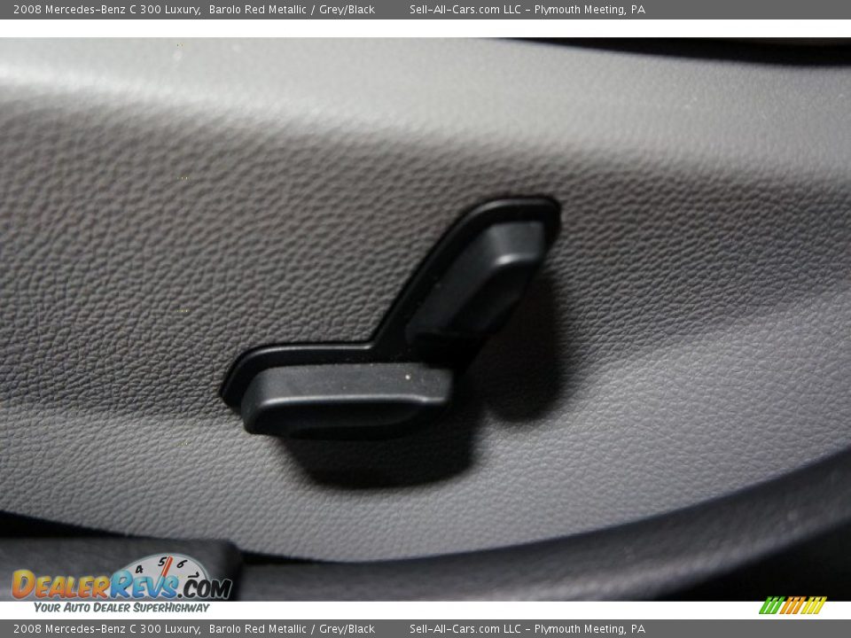 2008 Mercedes-Benz C 300 Luxury Barolo Red Metallic / Grey/Black Photo #20