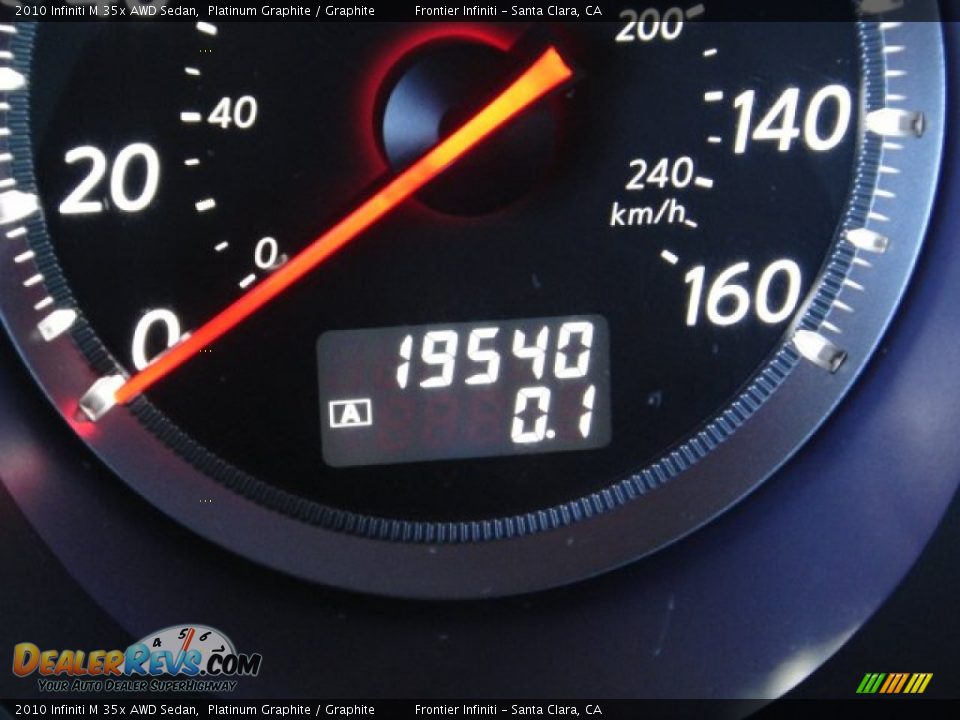 2010 Infiniti M 35x AWD Sedan Platinum Graphite / Graphite Photo #16