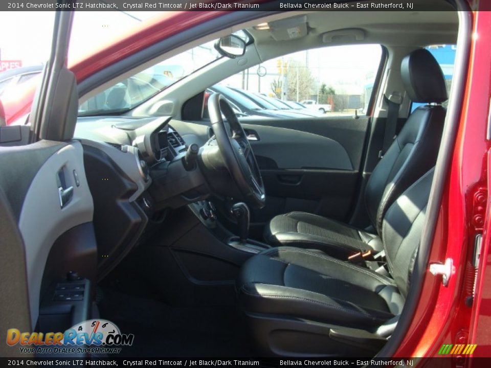 2014 Chevrolet Sonic LTZ Hatchback Crystal Red Tintcoat / Jet Black/Dark Titanium Photo #7