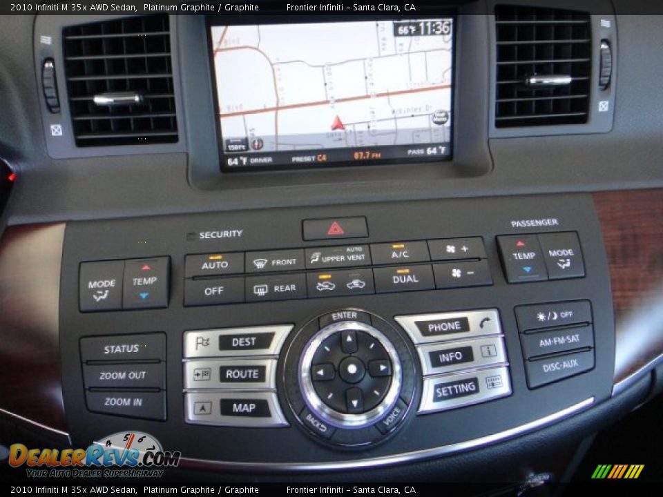2010 Infiniti M 35x AWD Sedan Platinum Graphite / Graphite Photo #18