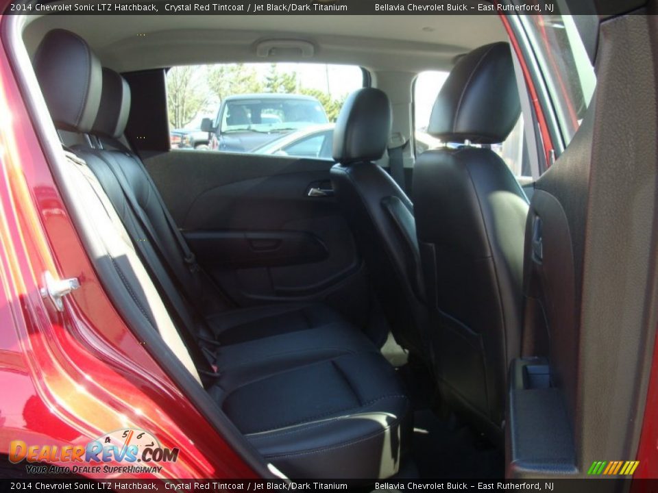 2014 Chevrolet Sonic LTZ Hatchback Crystal Red Tintcoat / Jet Black/Dark Titanium Photo #12
