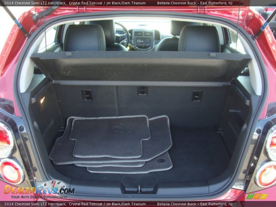 2014 Chevrolet Sonic LTZ Hatchback Crystal Red Tintcoat / Jet Black/Dark Titanium Photo #13