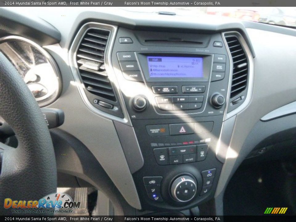 2014 Hyundai Santa Fe Sport AWD Frost White Pearl / Gray Photo #3