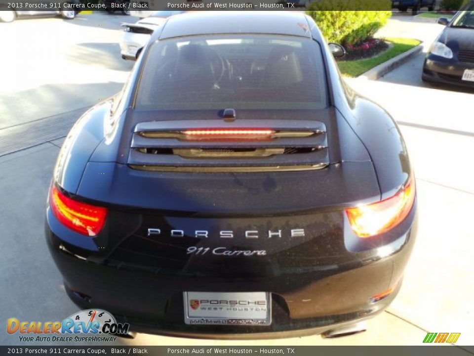 2013 Porsche 911 Carrera Coupe Black / Black Photo #6