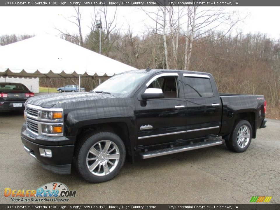 2014 Chevrolet Silverado 1500 High Country Crew Cab 4x4 Black / High Country Saddle Photo #1