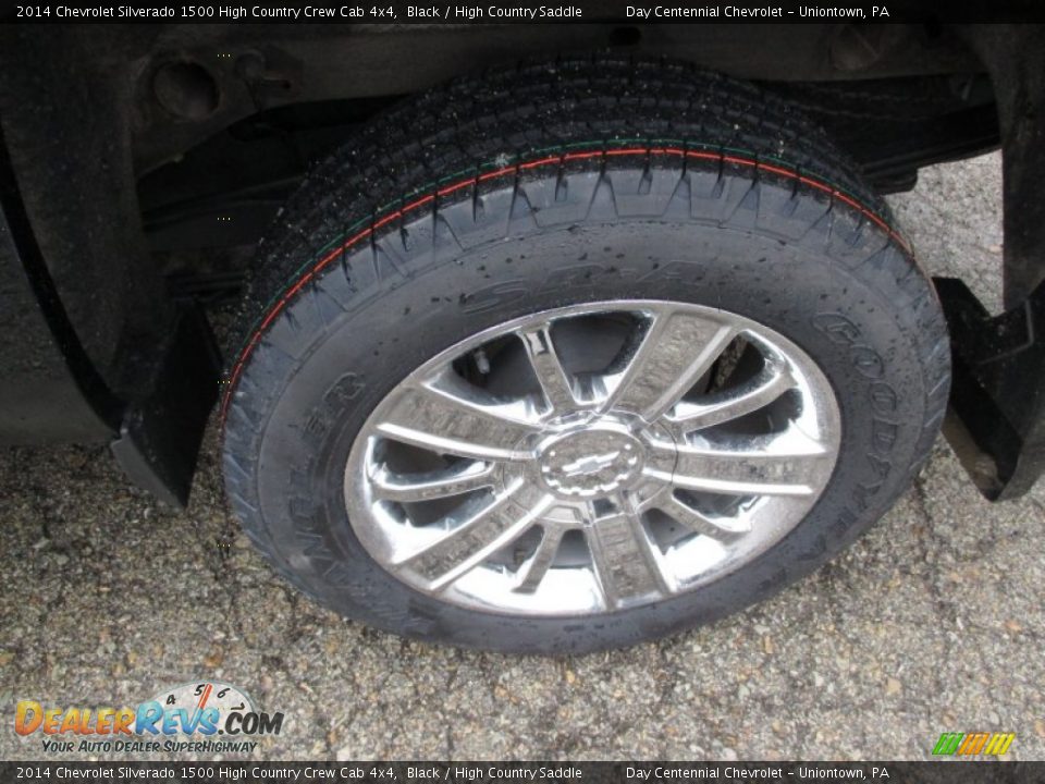 2014 Chevrolet Silverado 1500 High Country Crew Cab 4x4 Black / High Country Saddle Photo #3