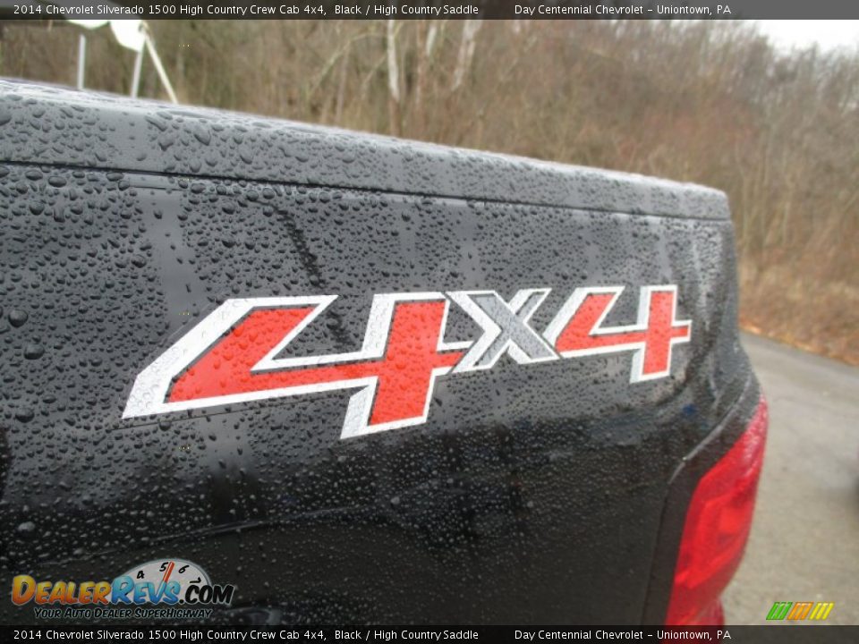 2014 Chevrolet Silverado 1500 High Country Crew Cab 4x4 Black / High Country Saddle Photo #4
