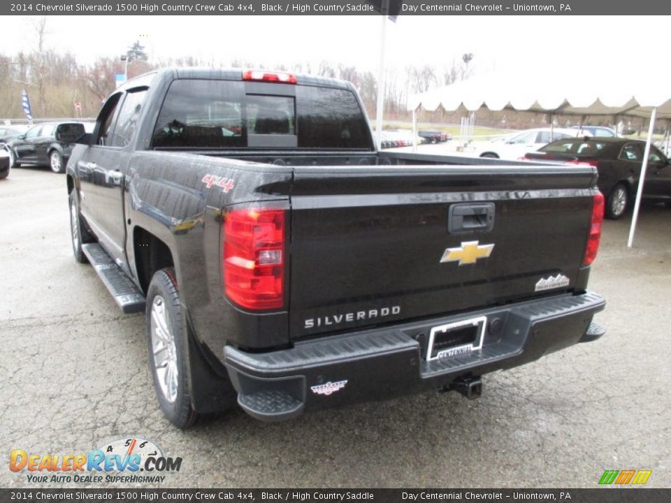 2014 Chevrolet Silverado 1500 High Country Crew Cab 4x4 Black / High Country Saddle Photo #6