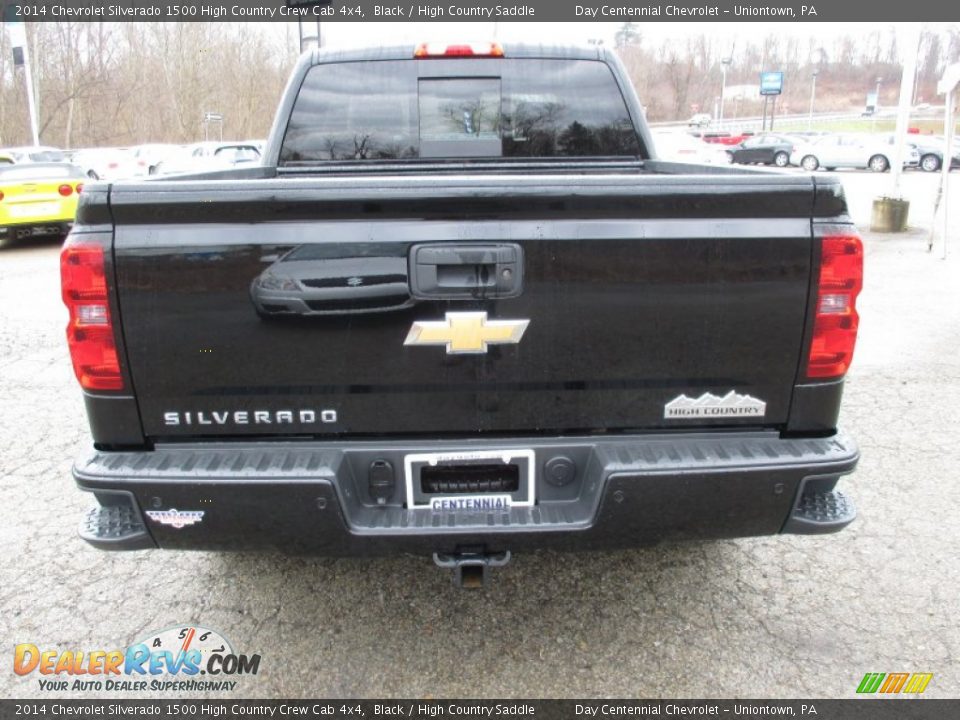 2014 Chevrolet Silverado 1500 High Country Crew Cab 4x4 Black / High Country Saddle Photo #7