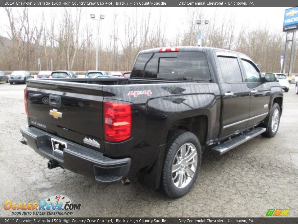 2014 Chevrolet Silverado 1500 High Country Crew Cab 4x4 Black / High Country Saddle Photo #10