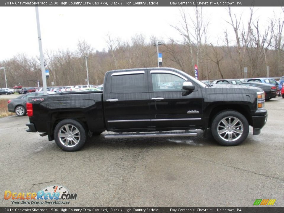 2014 Chevrolet Silverado 1500 High Country Crew Cab 4x4 Black / High Country Saddle Photo #11
