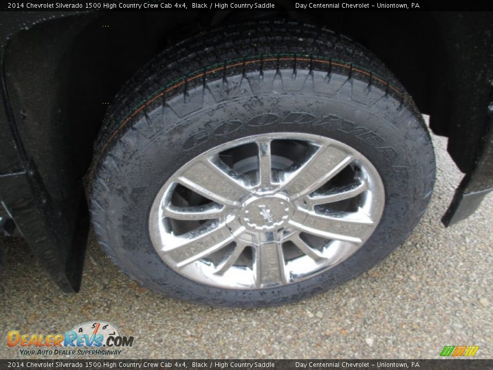 2014 Chevrolet Silverado 1500 High Country Crew Cab 4x4 Black / High Country Saddle Photo #13