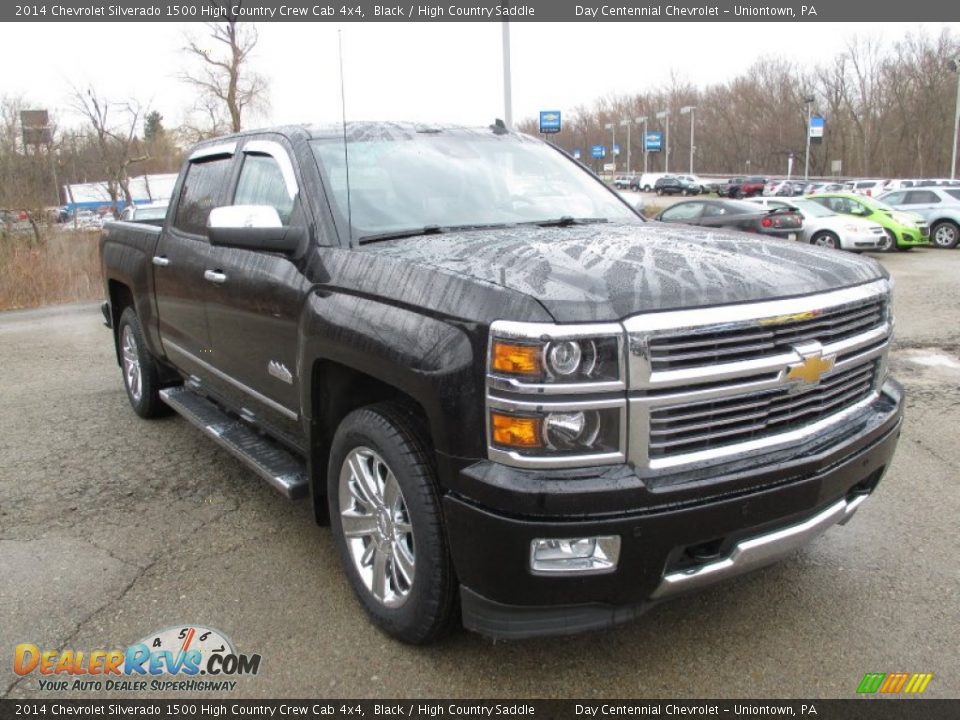 2014 Chevrolet Silverado 1500 High Country Crew Cab 4x4 Black / High Country Saddle Photo #14