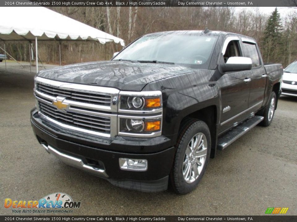 2014 Chevrolet Silverado 1500 High Country Crew Cab 4x4 Black / High Country Saddle Photo #16