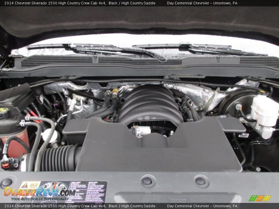 2014 Chevrolet Silverado 1500 High Country Crew Cab 4x4 Black / High Country Saddle Photo #17