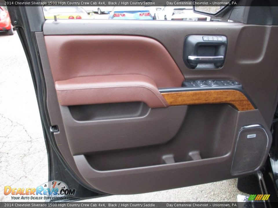 2014 Chevrolet Silverado 1500 High Country Crew Cab 4x4 Black / High Country Saddle Photo #18