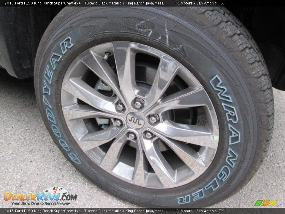2015 Ford F150 King Ranch SuperCrew 4x4 Tuxedo Black Metallic / King Ranch Java/Mesa Photo #2