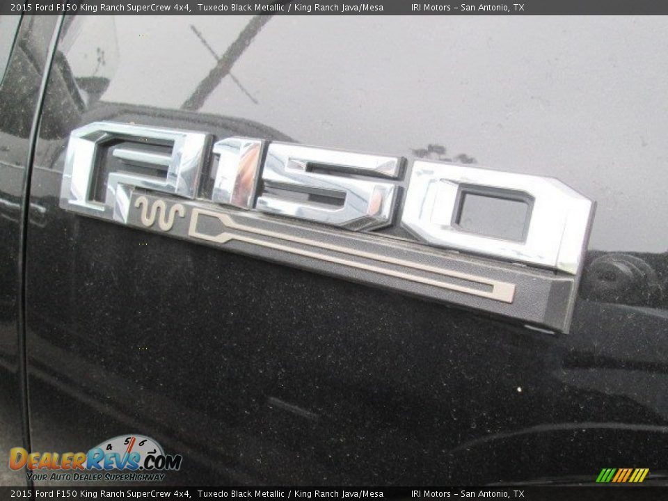 2015 Ford F150 King Ranch SuperCrew 4x4 Tuxedo Black Metallic / King Ranch Java/Mesa Photo #3