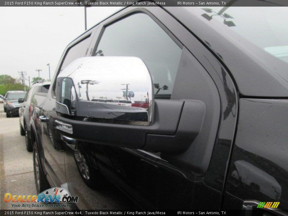 2015 Ford F150 King Ranch SuperCrew 4x4 Tuxedo Black Metallic / King Ranch Java/Mesa Photo #4