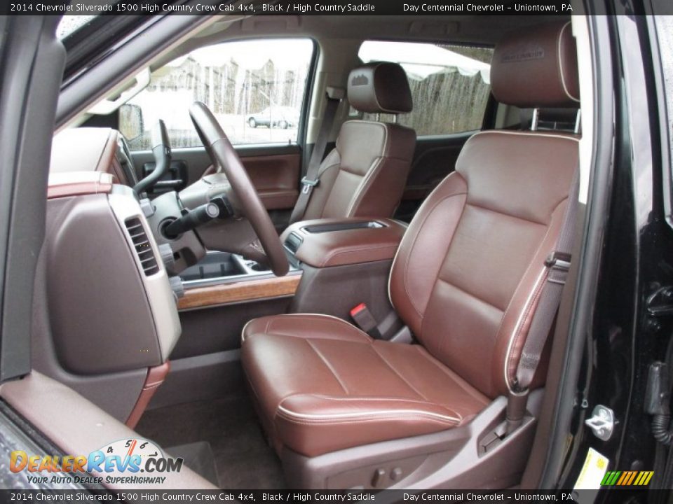 2014 Chevrolet Silverado 1500 High Country Crew Cab 4x4 Black / High Country Saddle Photo #21