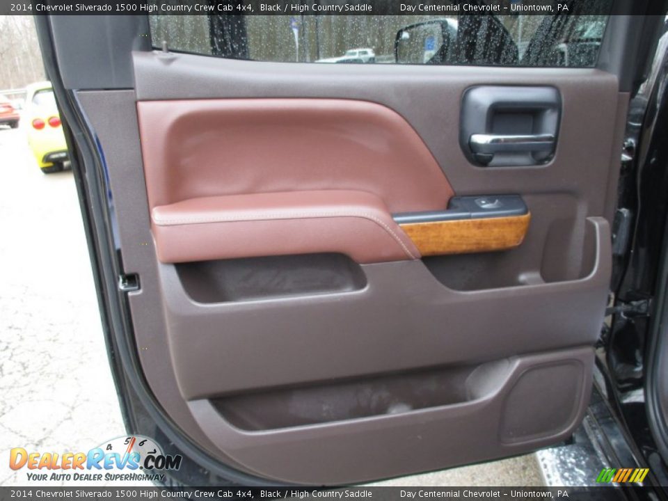 2014 Chevrolet Silverado 1500 High Country Crew Cab 4x4 Black / High Country Saddle Photo #22