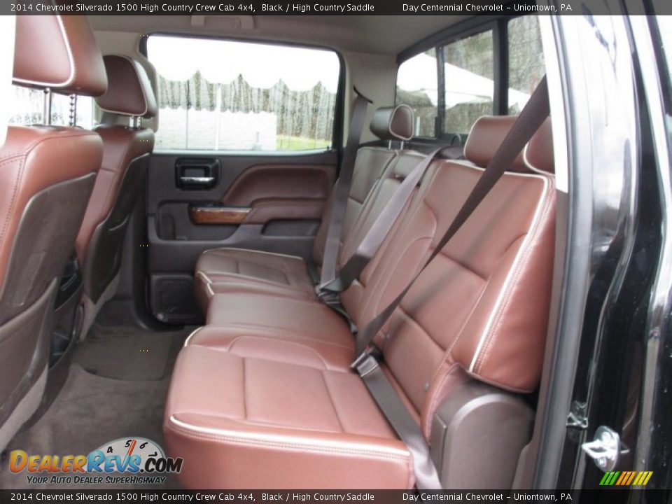 2014 Chevrolet Silverado 1500 High Country Crew Cab 4x4 Black / High Country Saddle Photo #23