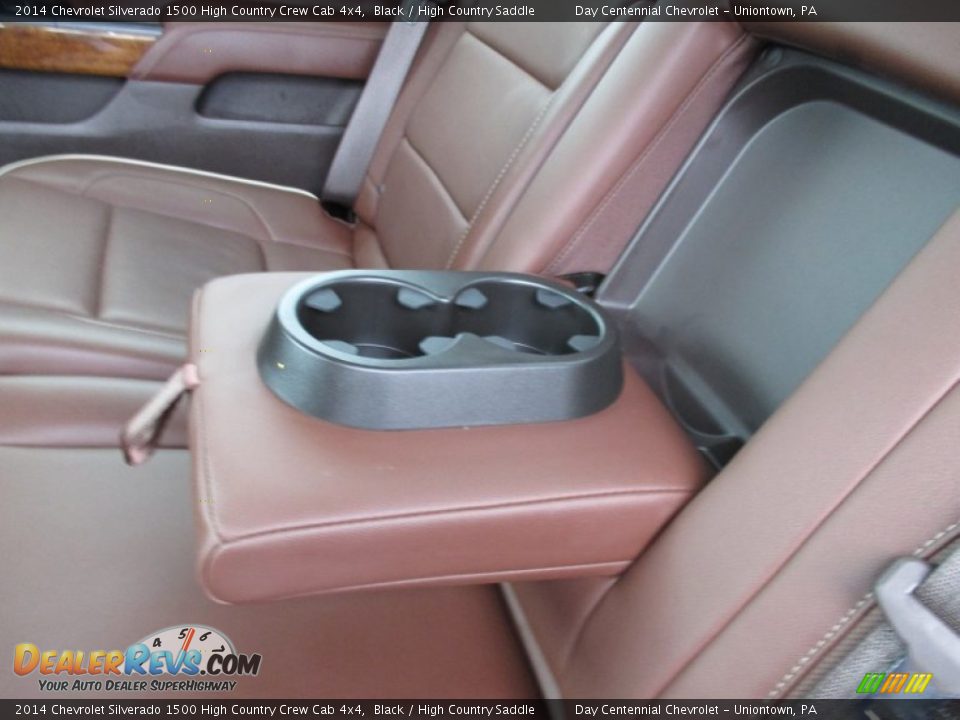 2014 Chevrolet Silverado 1500 High Country Crew Cab 4x4 Black / High Country Saddle Photo #24