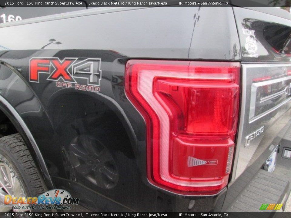 2015 Ford F150 King Ranch SuperCrew 4x4 Tuxedo Black Metallic / King Ranch Java/Mesa Photo #10