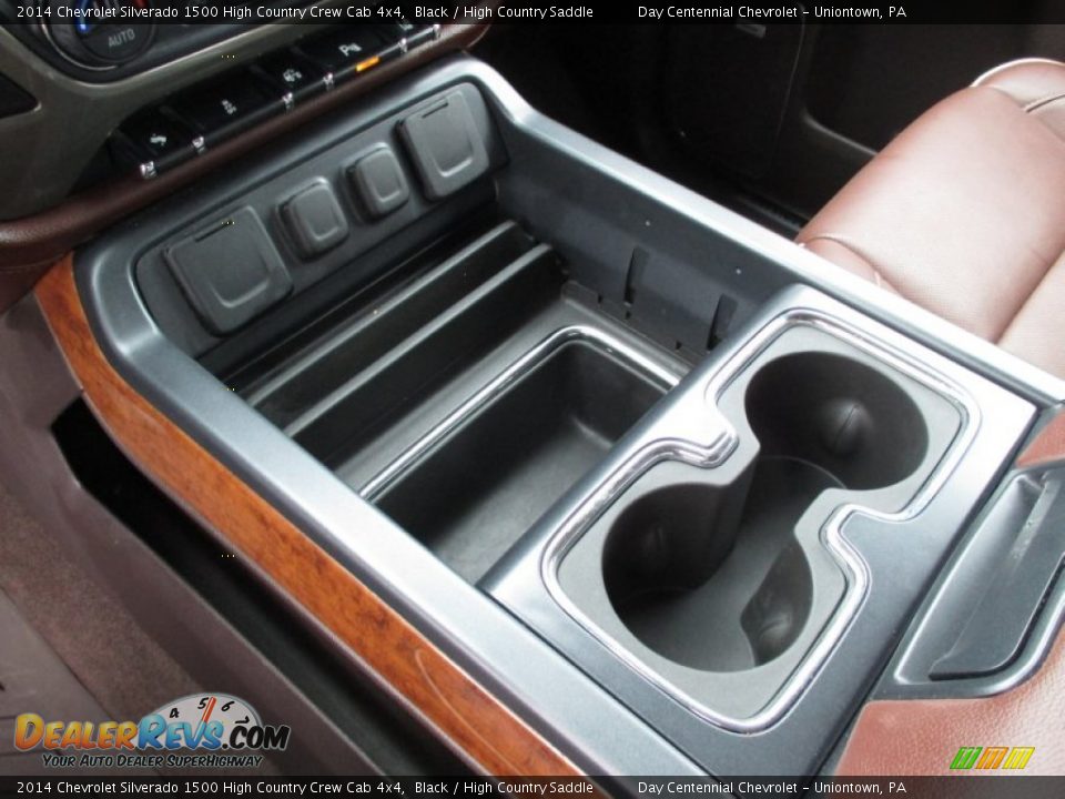 2014 Chevrolet Silverado 1500 High Country Crew Cab 4x4 Black / High Country Saddle Photo #28