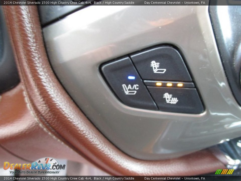 2014 Chevrolet Silverado 1500 High Country Crew Cab 4x4 Black / High Country Saddle Photo #29