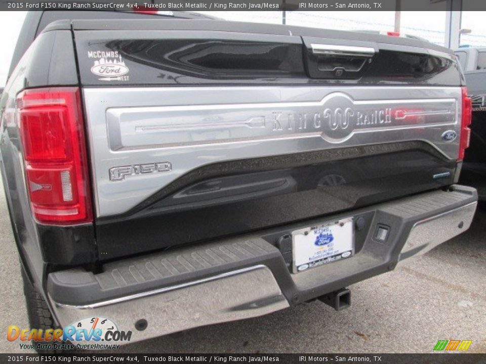 2015 Ford F150 King Ranch SuperCrew 4x4 Tuxedo Black Metallic / King Ranch Java/Mesa Photo #12