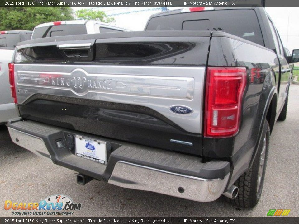2015 Ford F150 King Ranch SuperCrew 4x4 Tuxedo Black Metallic / King Ranch Java/Mesa Photo #13