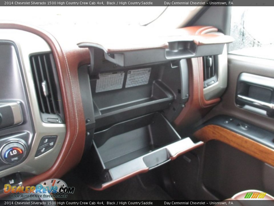 2014 Chevrolet Silverado 1500 High Country Crew Cab 4x4 Black / High Country Saddle Photo #34