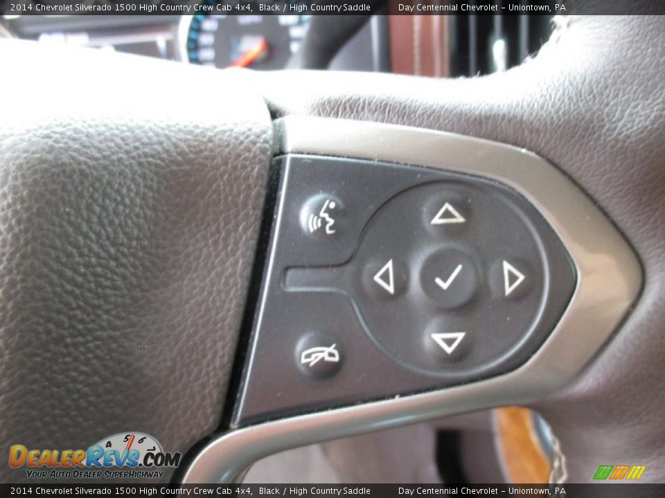 2014 Chevrolet Silverado 1500 High Country Crew Cab 4x4 Black / High Country Saddle Photo #36